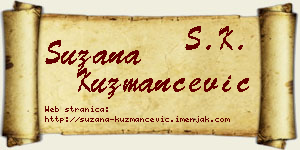 Suzana Kuzmančević vizit kartica